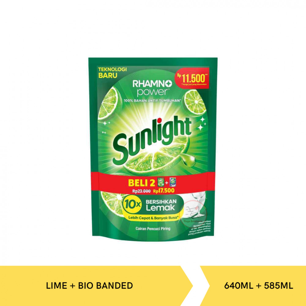 SUNLIGHT LIME 635G + BIO 600G BANDED X 6