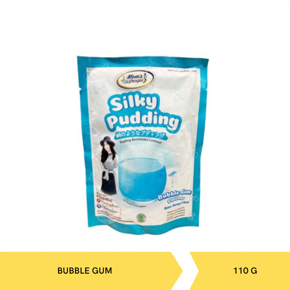 SILKY PUDDING BUBBLE GUM POUCH 110G X 24