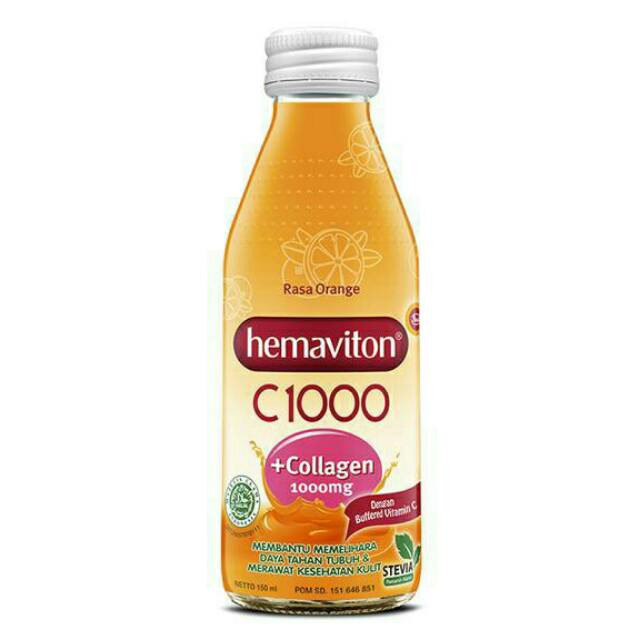 HEMAVITON C1000 ORANGE +COLLAGEN BTL 150ML - DNR