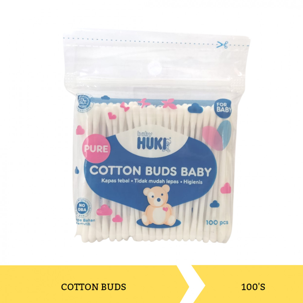 HUKI CI0081 COTTON BUD EXT FINE ZAK 100`S