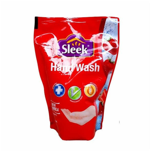 SLEEK HANDWASH STRAW POUCH 400ML X 12