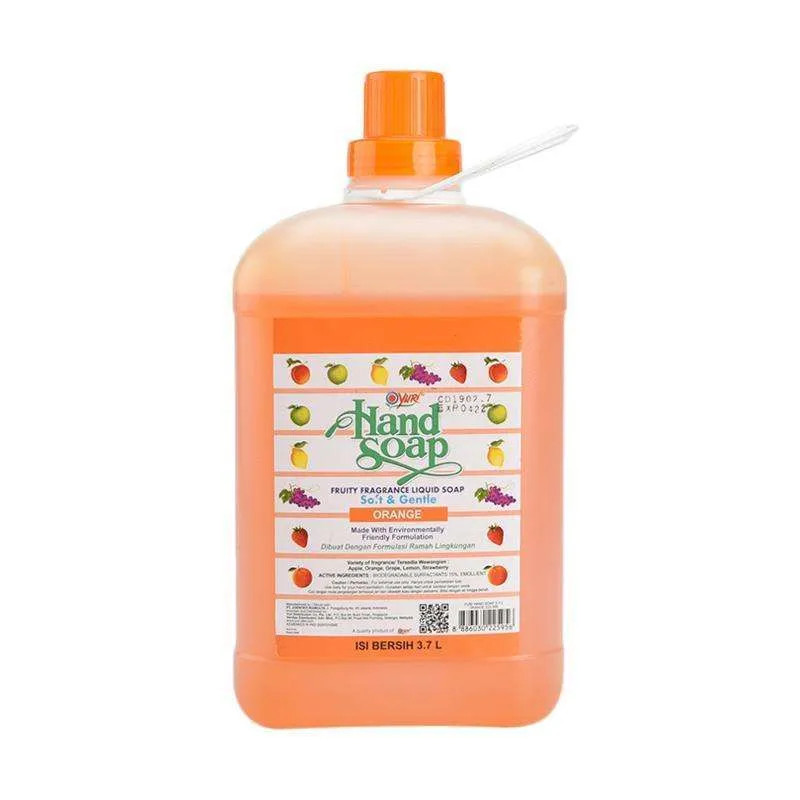 YURI HANDSOAP ORANGE 3.7L X 4