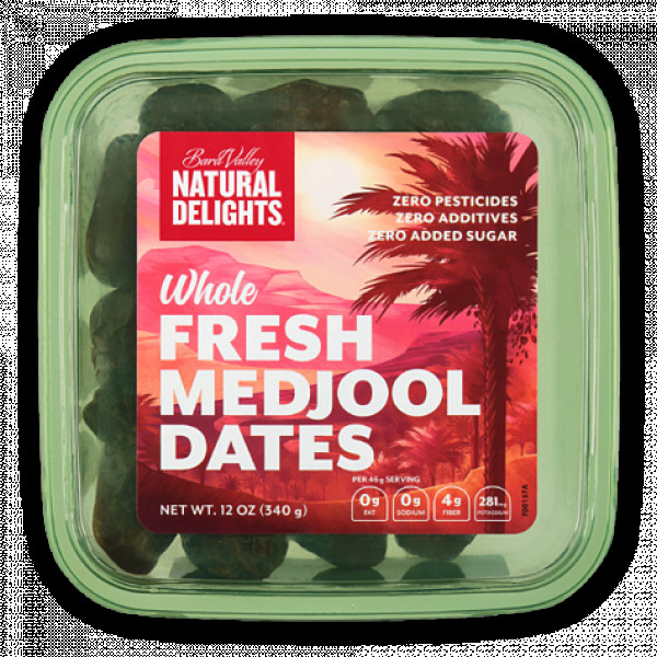 BARD VALLEY MEDJOOL DATES 340G X 12