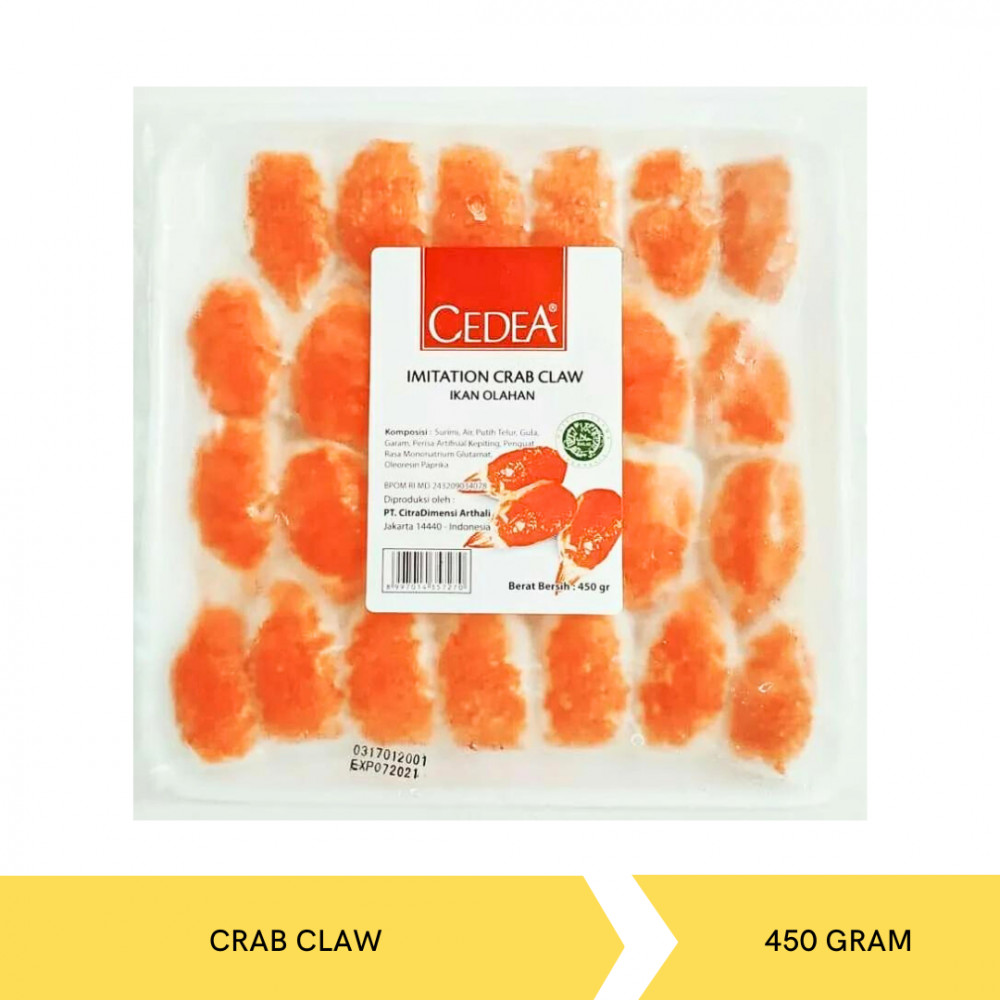 CEDEA CRAB CLAW 450G X 20