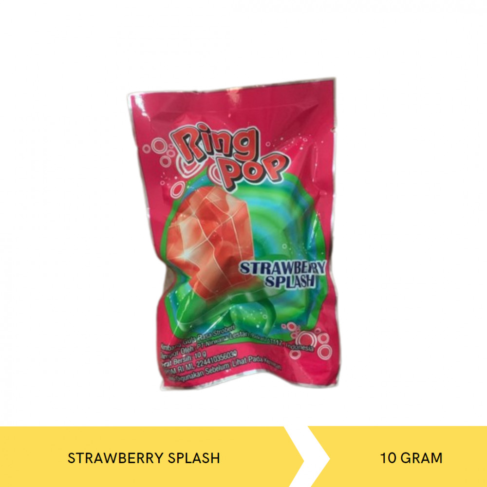 RING POP CANDY STRAW 10G X 24