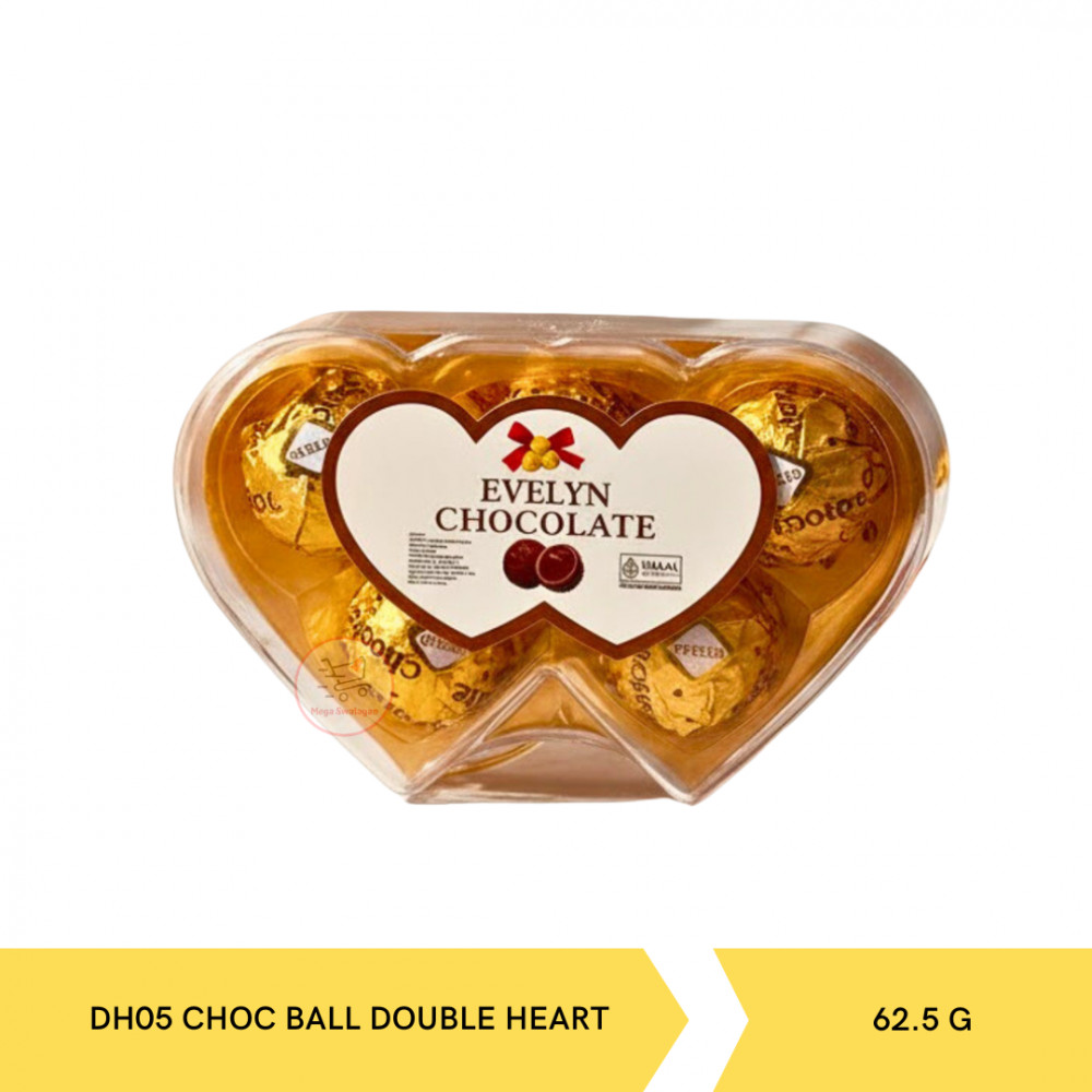 EVELYN DH05 CHOC BALL DOUBLE HEART 62.5GX48