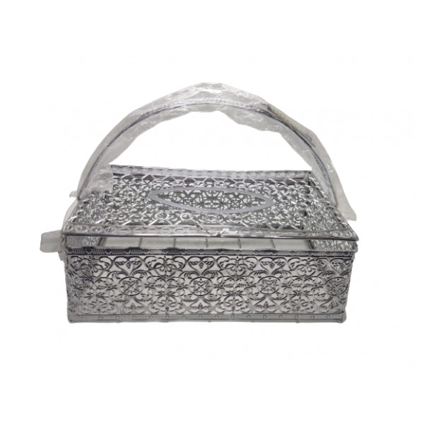 BISTRO BO12001/02 CHROME OBLONG TISSUE HOLDER