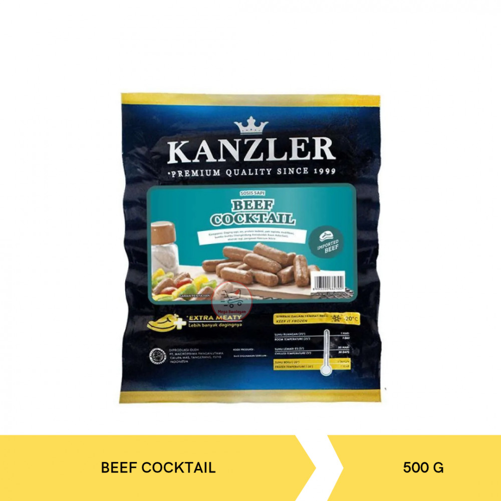 KANZLER BEEF COCKTAIL 500G X 20