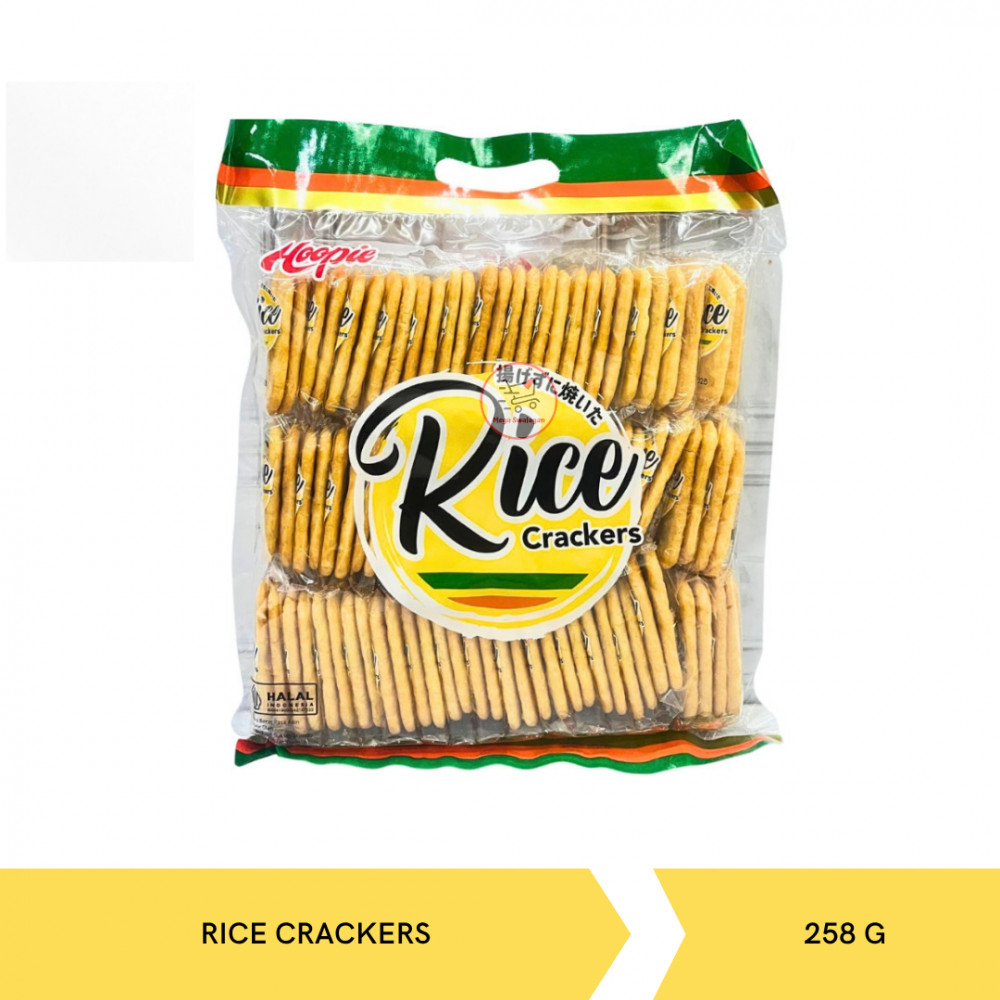 HOOPIE RICE CRACKERS 258G X 8