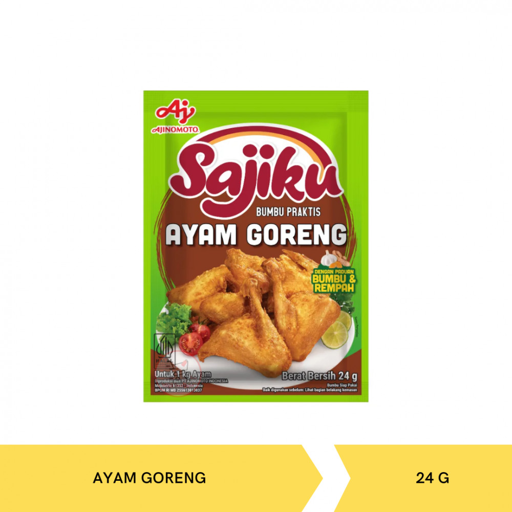 SAJIKU BUMBU AYAM GRG 24G X 10