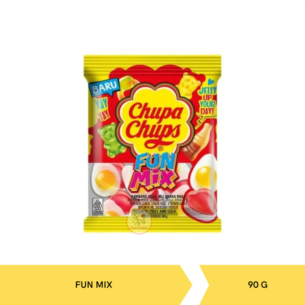 CHUPA CHUPS JELLY FUN MIX 90GX6