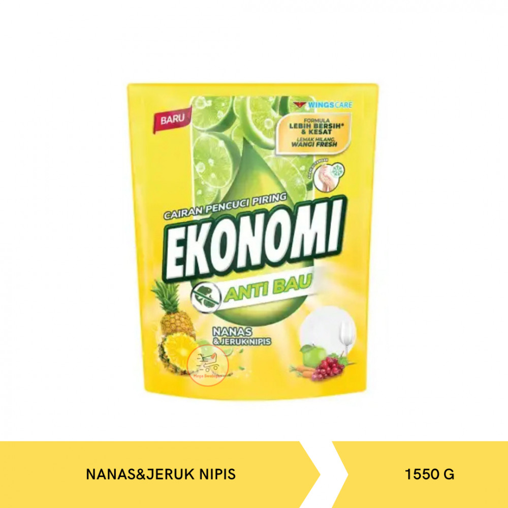 EKONOMI DISHWASH NANAS&JERUK NIPIS 1550G X 6