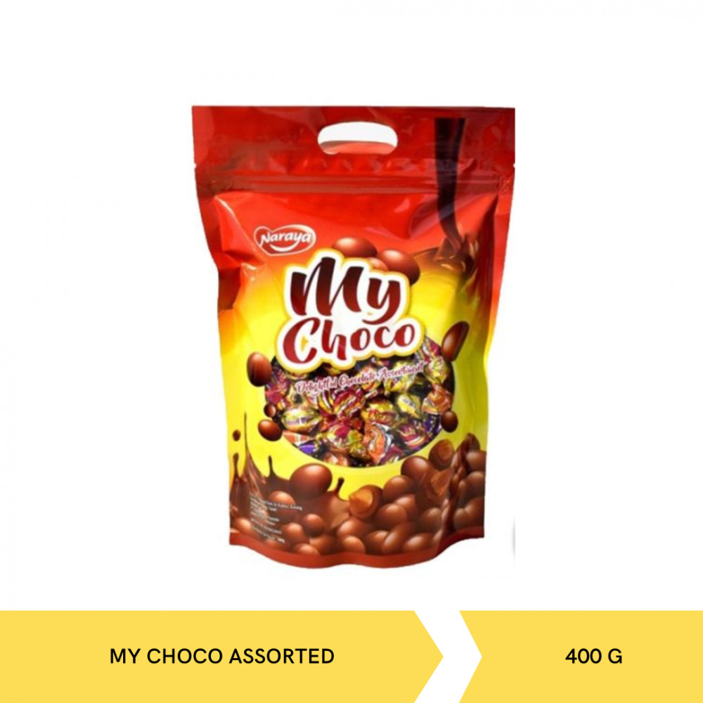 NARAYA MY CHOCO ASSORTED 400G X 24