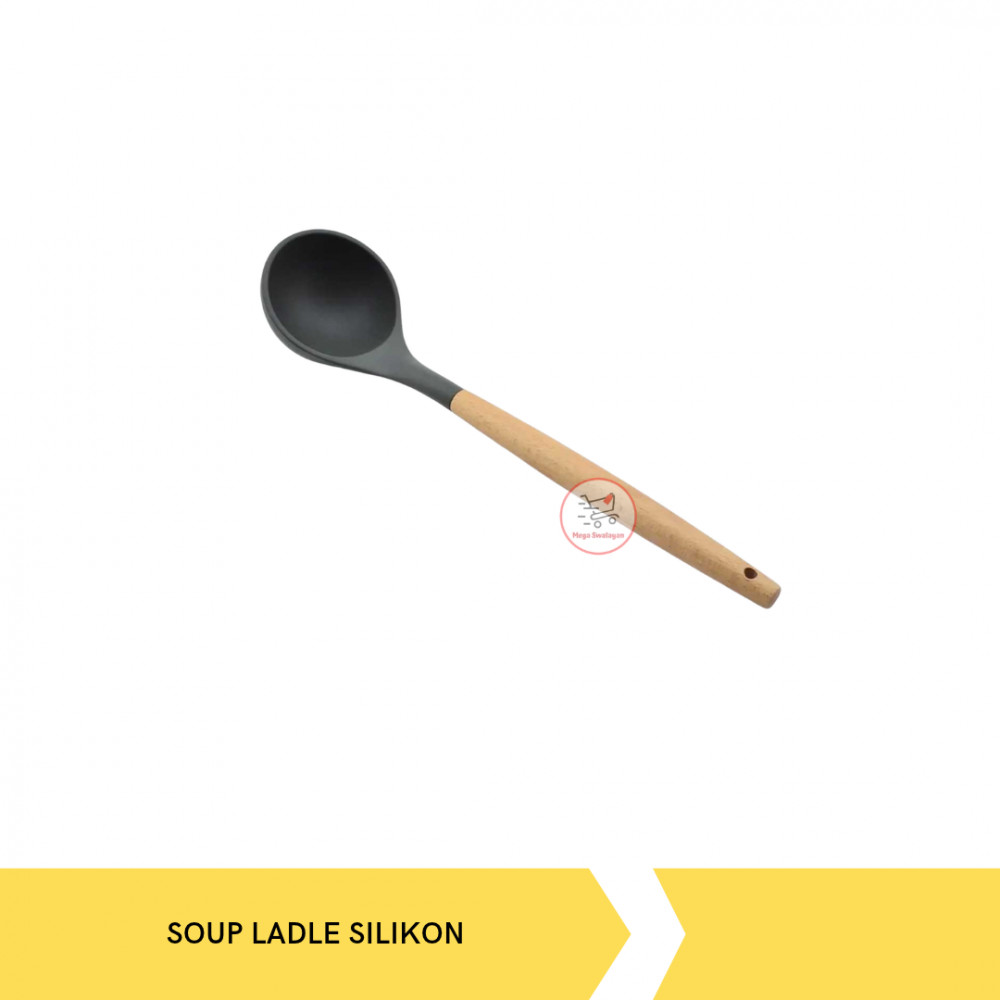 FUJINEX FX-191-3 SOUP LADLE SILIKON GG KAYU