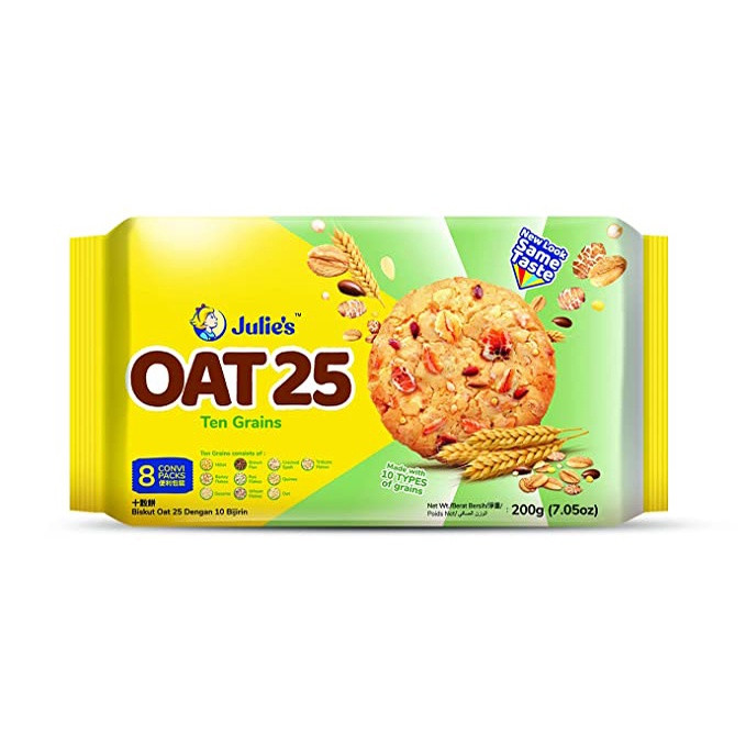 JULIES OAT25 TEN GRAINS 200G X 24