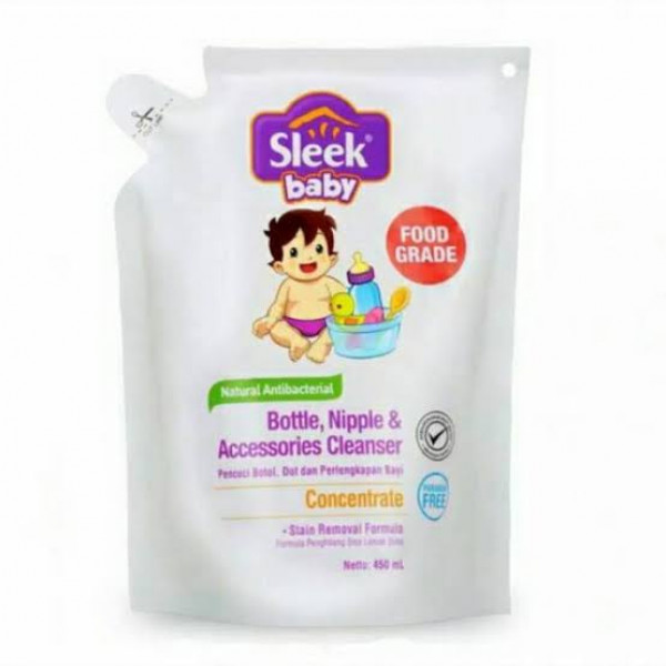 SLEEK BABY ACC CLEANSER 450ML X 12