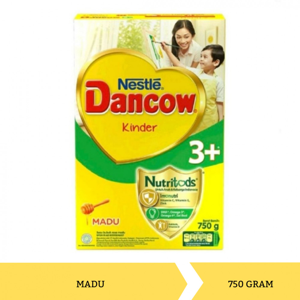 DANCOW KINDER 3+ MADU 750G X 12