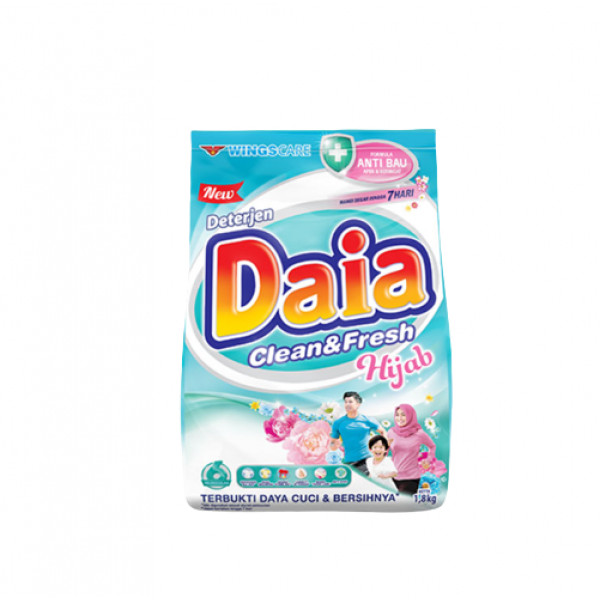 DAIA DET HIJAB CLEAN&FRESH HIJAB 1.5KG X 6