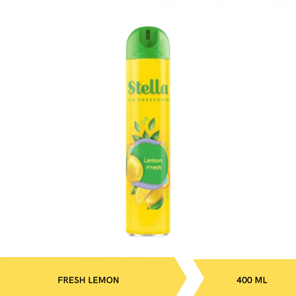 STELLA AIR FRESH LEMON 350+50ML X 12