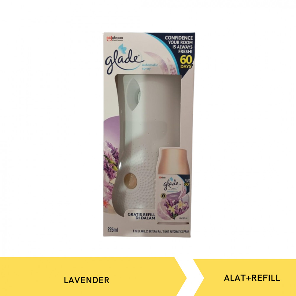 GLADE AUTO SPRAY ALAT+ REF LAVENDER SET X 6