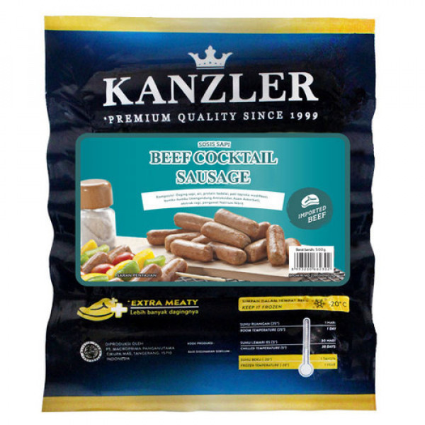 KANZLER BEEF COCKTAIL 500G X 20
