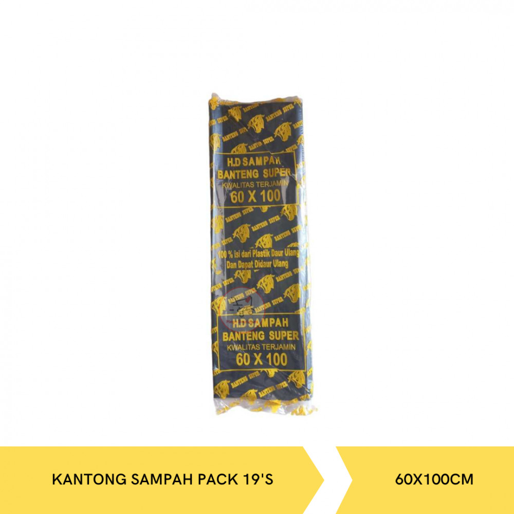 BANTENG SUPER KANTONG SAMPAH PACK/19`S 60X100CM