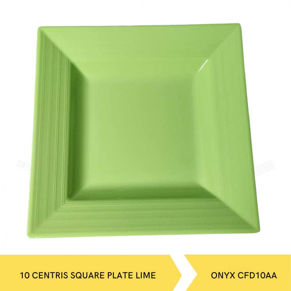 ONYX CFD10AA-10 CENTRIS SQUARE PLATE LIME