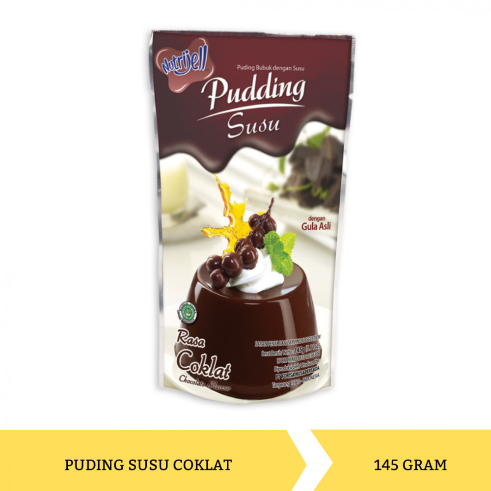NUTRIJELL PUDDING SUSU CHOCO 145G X 36