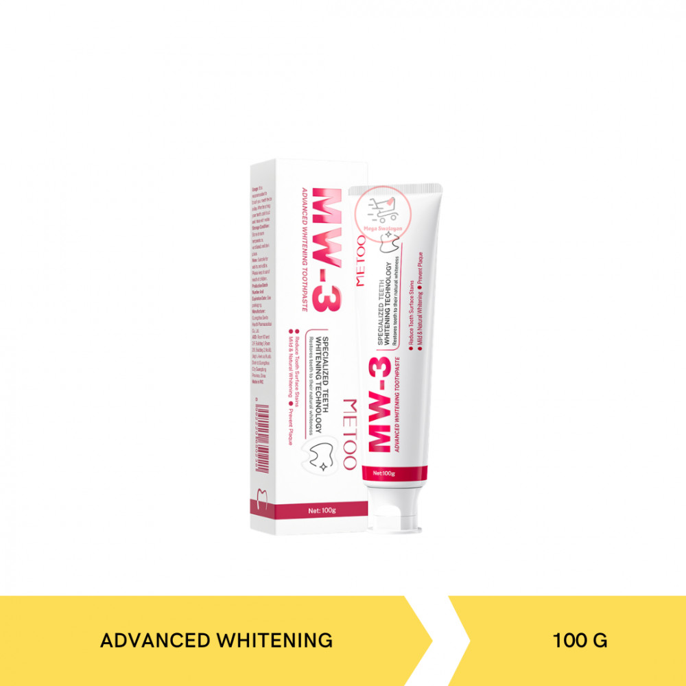 METOO T.PASTE ADVANCED WHITENING 100G