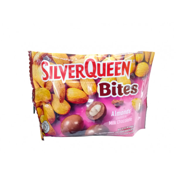 SILVER QUEEN BITES ALMOND 30G X 12
