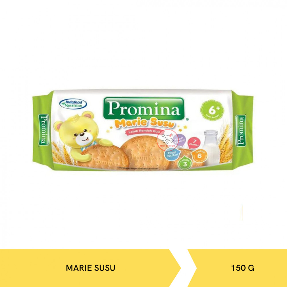 PROMINA BISKUIT 6+ MARIE SUSU ROLL 150G X 24