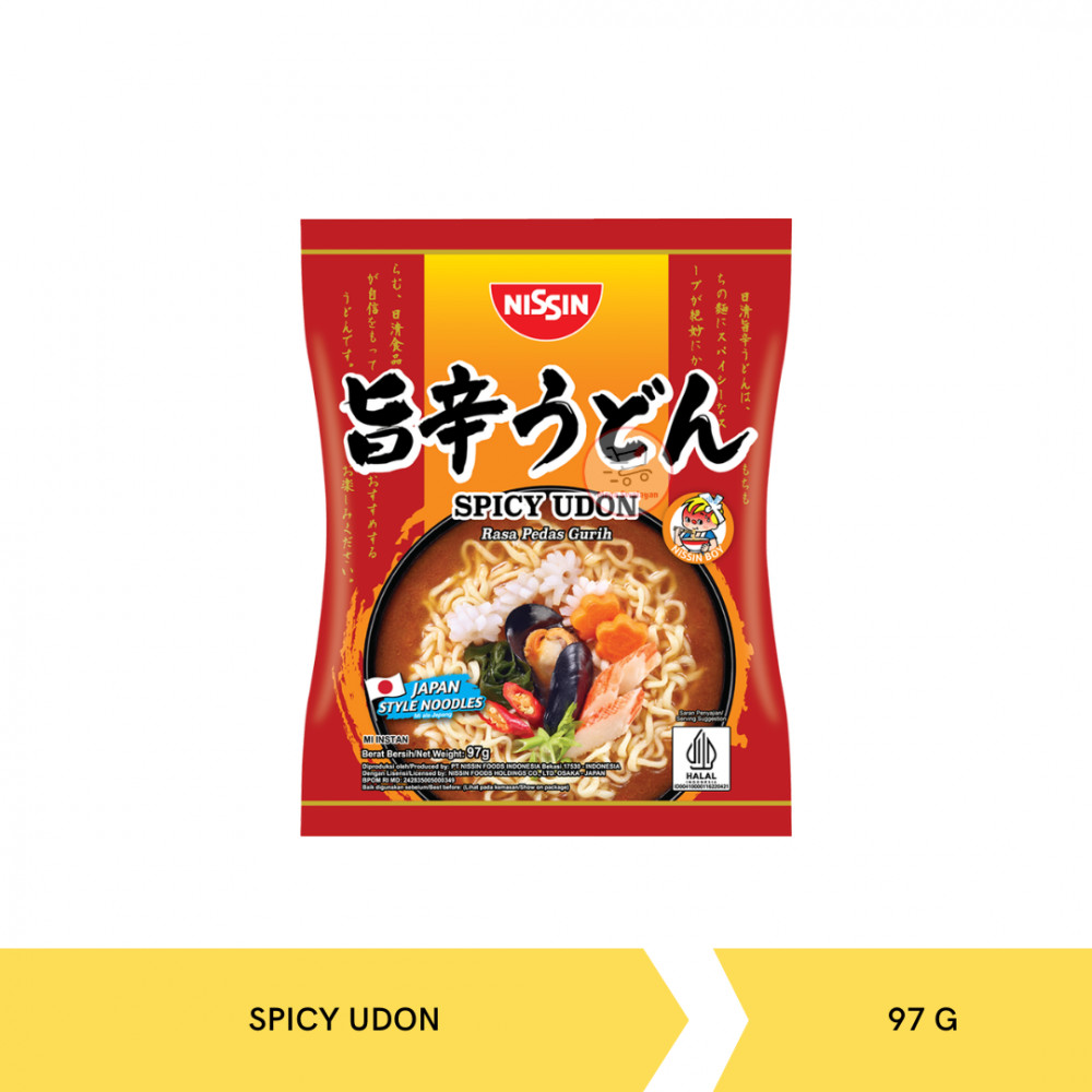 NISSIN NOODLES SPICY UDON 97G X 30