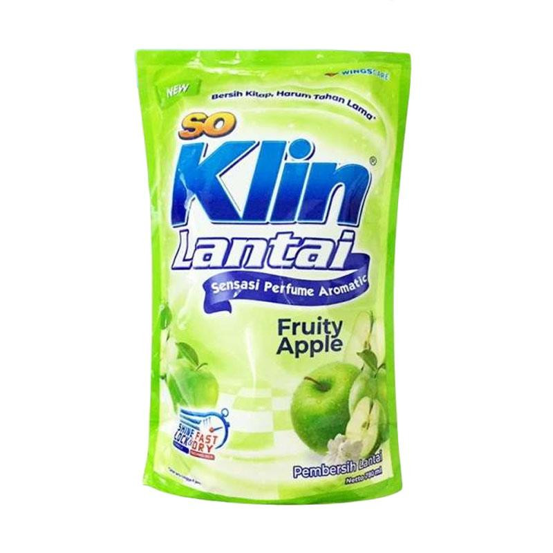 SOKLIN FLOOR FRUITY APPLE POUCH 770ML X 12