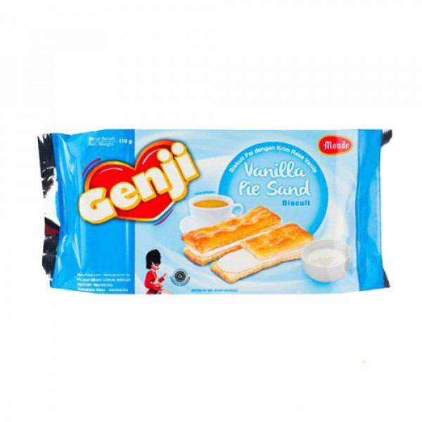 MONDE GENJI PIE SAND VANILA PACK 110G  X 24