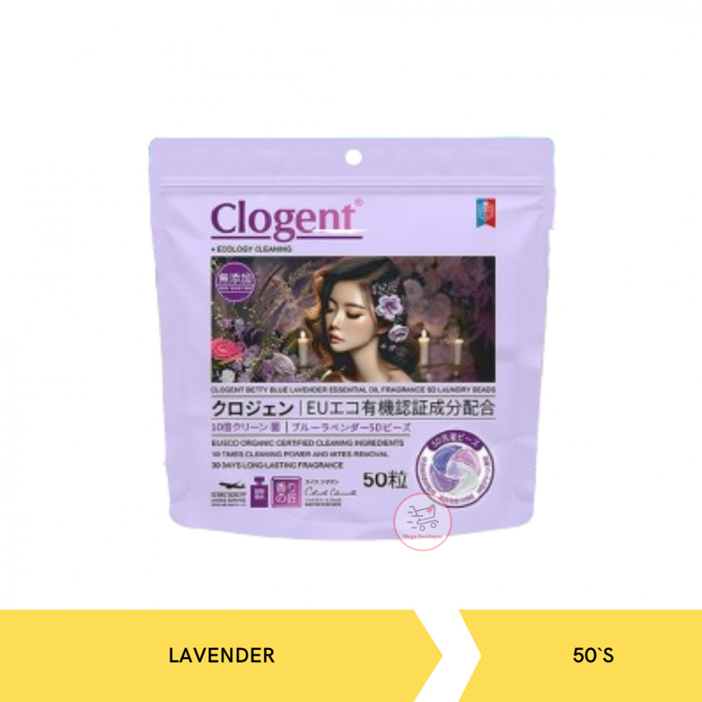 CLOGENT LAUNDRY PODS LAVENDER REFILL 50`S