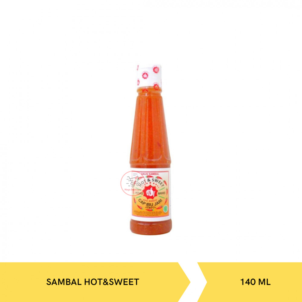 CAP JEMPOL SAMBAL HOT&SWEET 140ML