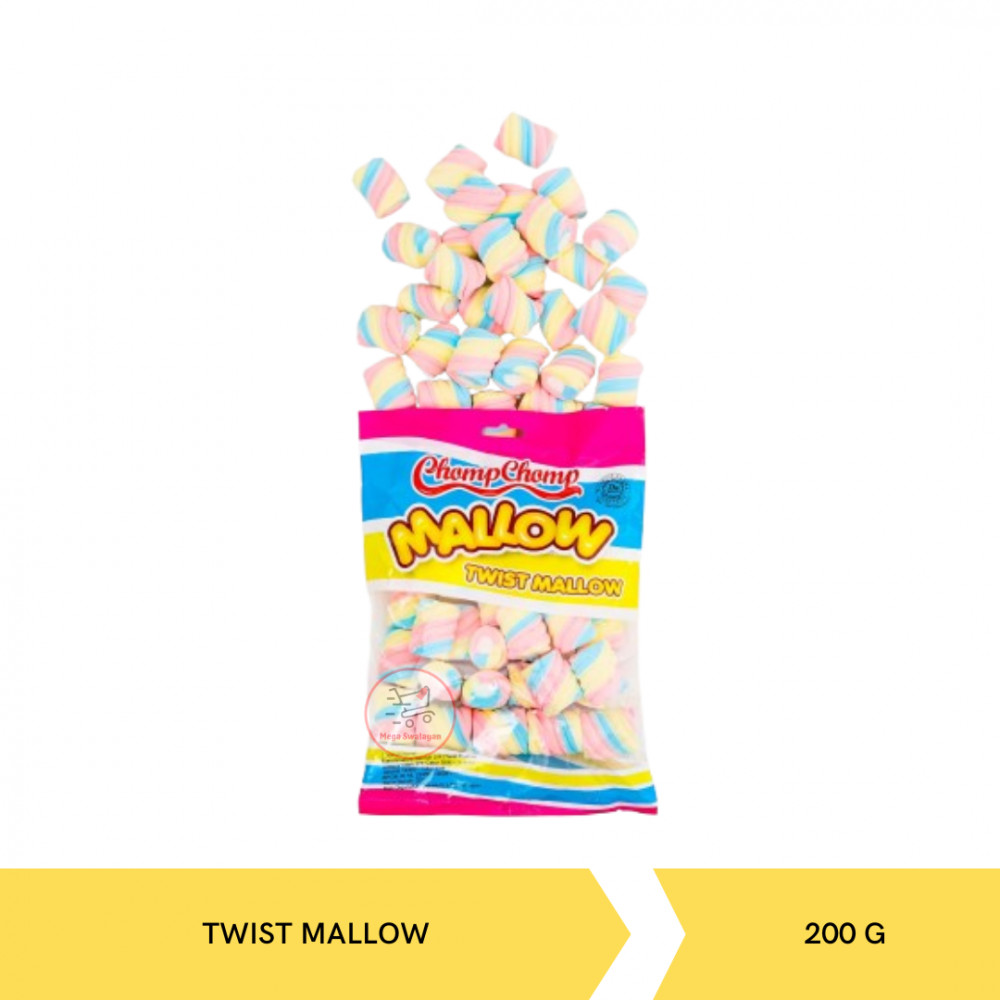 CHOMP CHOMP TWIST MALLOW 200G X 24