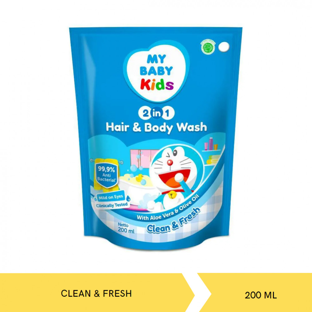 MY BABY KID 2IN1 HBW CLEAN&FRESH 200ML