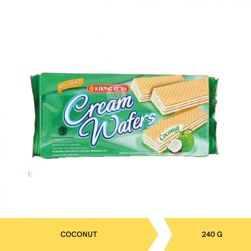 KHONGGUAN WAFER COCONUT 240G X 24