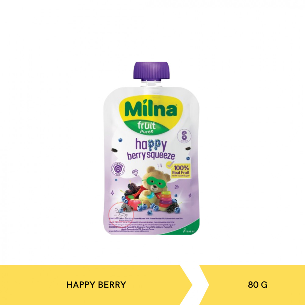 MILNA FRUIT PUREE HAPPY BERRY 80G