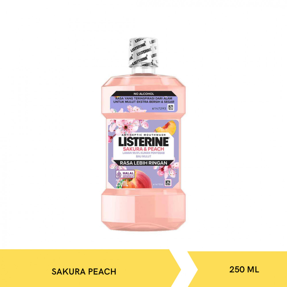 LISTERINE SAKURA & PEACH 250 ML