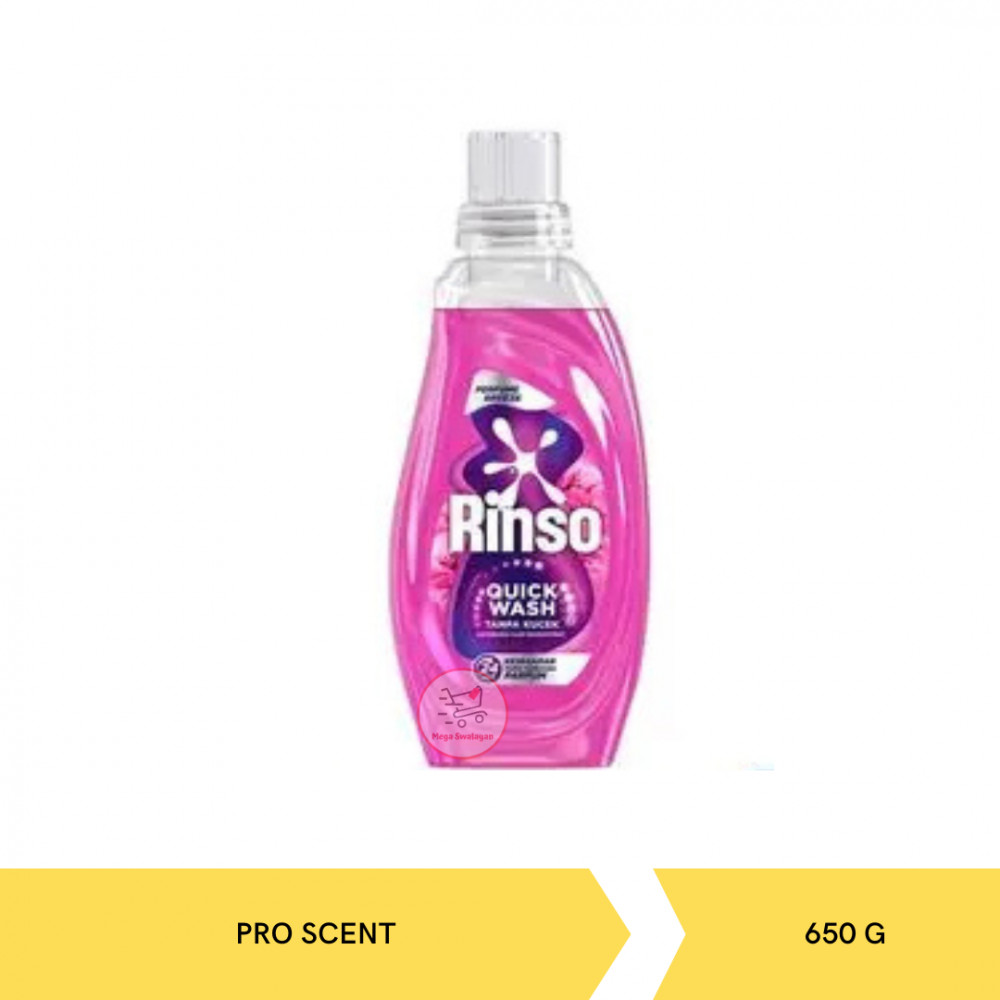 RINSO LIQ DET PRO SCENT BTL 650G X 12