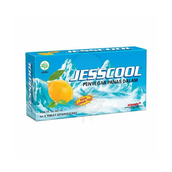 JESSCOOL EFFERVESCENT LEMON TEA 6`S