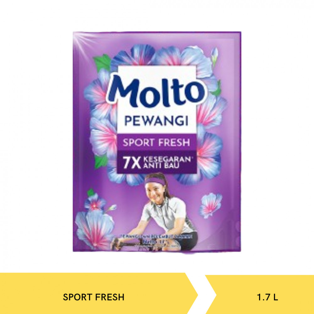 MOLTO PEWANGI SPORT FRESH POUCH 1.7L X 6