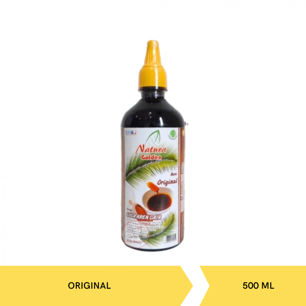 NATURA GOLDEN GULA AREN CAIR ORI 500MLX15