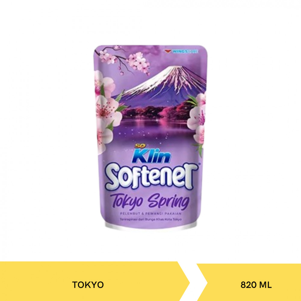 SOKLIN SOFTENER MYSTICAL POUCH 820ML X 12