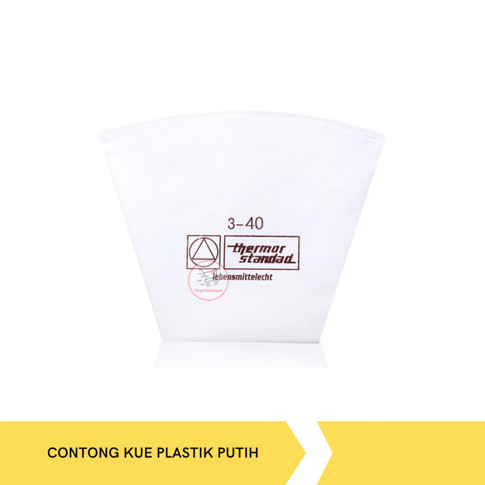 CONTONG KUE PLASTIK PUTIH TEBAL TG #750A