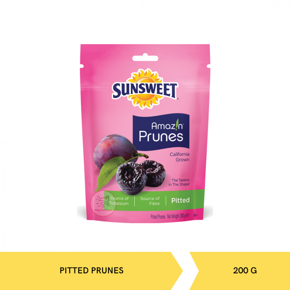 SUNSWEET PITTED PRUNES POUCH 200G X 24