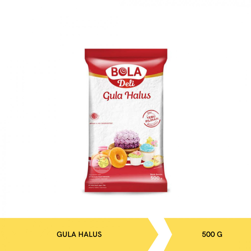 BOLA DELI GULA HALUS 500G X 20