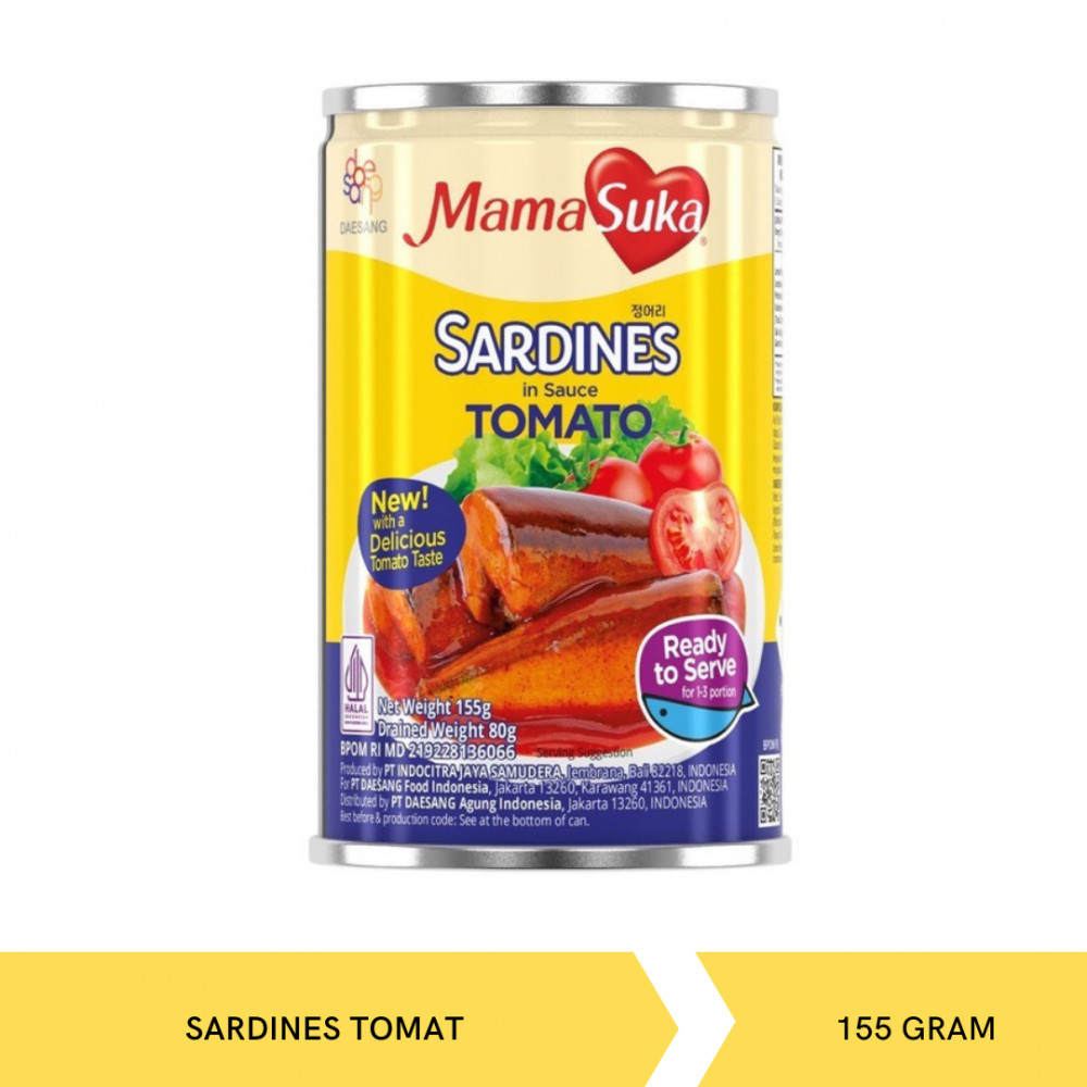 MAMASUKA SARDINES TOMAT 155G